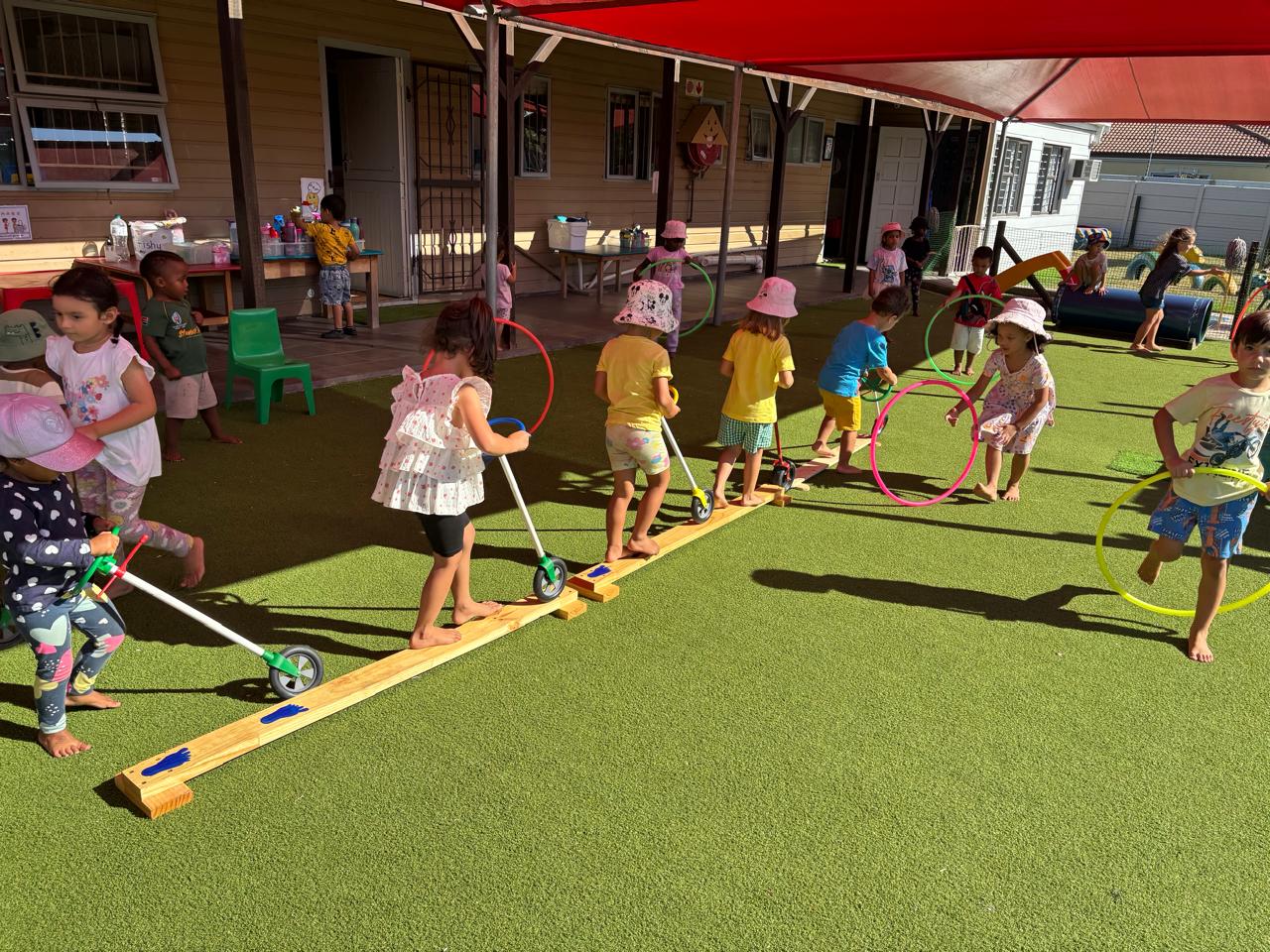 Outdoor play at Ashron
